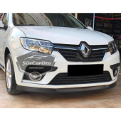 Renault Symbol 2013-2020 Uyumlu Üniversal Astra H lip Esnek Ön Lip 2 Parça Tampon Altı Dil Karlık Ön Ek - 9