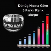 Gyro Ball El ve Bilek Egzersiz Topu Autostart Ve Powerball Egzersiz Topu - 6