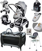 Baby Home 990 Travel Sistem Bebek Arabası 560 Oyun Parkı Yatak Beşik 1450 Mama Sandalyesi - 3
