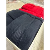 Özdilek Colorist Aile Bornoz Seti Kırmızı-Siyah 6119 - 1