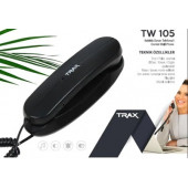 Trax TW 105 Duvar Tipi Kablolu Telefon Siyah - 1