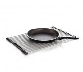 Primanova Lavabo Üstü Katlanabilen Mutfak Rafı Gri 33x52 - 2