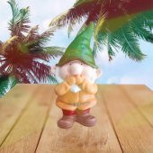 Dekoratif Cüce Heykel Seti 3 Parça - 4