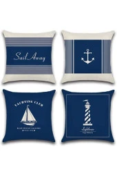 4'lü Sail Marine Seti Kırlent Kılıfı Seti thumbnail 2