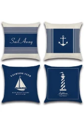 4'lü Sail Marine Seti Kırlent Kılıfı Seti thumbnail 4