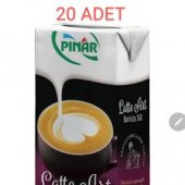 Pınar Barista Süt 1 litre 20 Adet - 1