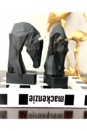 Kübik At Figürlü Kitap Desteği (20x10cm) - 1