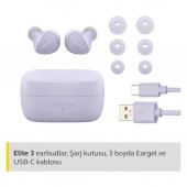Jabra Elite 3 TWS Lila Kulak İçi Bluetooth Kulaklık - TEŞHİR - 4