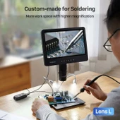 TOMLOV DM602 Pro 10.1 Inc HDMI Dijital Mikroskop 2000x, - 4