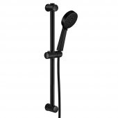 Eca Fırat Üç Fonksiyonlu Hareketli Sürgülü Duş Seti Mat Siyah 102146006C1 - 1