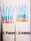 Eagenset Çapari İstavrit Çaparisi, Ultraviyole UV Neon 11 No Beyaz İğne, 10 İgneli Çapari 2li Paket - 10