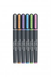 Prime Ink Fineliner 6lı Pastel - 2