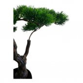 T.Concept Dekoratif, Yapay Bonzai Ağacı 50 Cm Yeşil Kahverengi Renk - 3