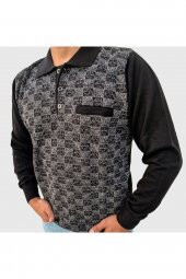 SÜVARİ 100 AKRİLİK DÜĞMELİ POLO YAKA KAZAK - 1