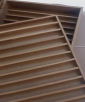 Hobi Adn 90224 Dekoratif TESBİH Kutusu Ahşap MDF HAM CNC Kesim Çift Bölme El Yapım - 4