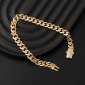 Sıra Taşlı Gurmet Altın Bileklik 14 Ayar thumbnail 3