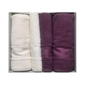 Özdilek Blossom Best Set Hamam Seti Mürdüm - Krem 0850 - 1