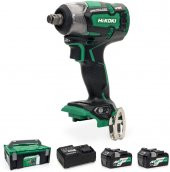 Hikoki WR18DBDL2 18Volt  5.0 AH Li-ion Çift Akülü Kömürsüz Profesyonel Somun Sıkma Makinesi - 1