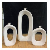 ÜÇLÜ OVAL VAZO SET VZ258-1 - 1