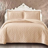 Royal Home Kadife Riva Velvet Tek Kişilik Yatak Örtüsü - 3