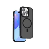 Vendas iPhone 15 Pro Max Uyumlu Felix Serisi Magsafe Şarj Özellikli Kamera Korumalı Mat Drop Magic Silikon Kılıf - 5