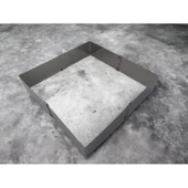 Ayarlı Kare Pasta Kalıbı H:10 Cm thumbnail 3