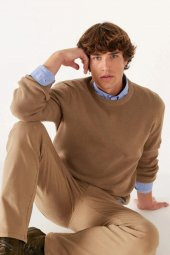 Wrengler Yuvarlak Yaka Erkek Kazak W22210660 - 5