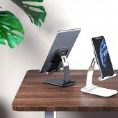 Gold Seri Katlanabilir Masaüstü Telefon ve Tablet Standı Siyah - 2
