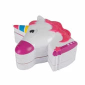 2602 Unicorn Şekilli 3 Katlı Makyaj Güzellik Seti - 2