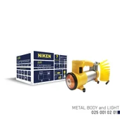 NİKEN Araç lastik hava kompresörü metal gövde sarı niken - 2
