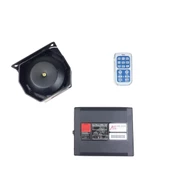 Space Polis itfaiye ambulans sireni uzaktan kumandalı metal /SSSR45-1 - 2