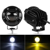 Space Offroad sis lambası 40w beyaz-amber çakarlı adet 12-30v / LASS297 thumbnail 1