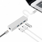 CODEGEN CDG-CNV85 USB 3.0+RJ45 USB 3.1 TYPE-C HUB - 5