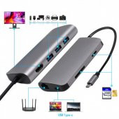 CODEGEN CDG-CNV40 TYPE-C TO 3.0/HDMI/TYP-C/RJ45/SD - 1
