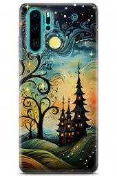 Huawei P30 Pro Kılıf Seri Fresh 30 Chinese Kenarları Şeffaf Kapak - 1