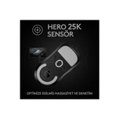 Logitech G PRO X Superlight Hero Siyah Kablosuz Oyuncu Mouse - TEŞHİR - 4