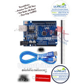 Arduino Uno R3 Ch340 Klon - Usb Kablo Hediyeli-Arduino Uno R3 Smd Ch340 Chip-Klon (Usb Kablo Dahil) - 1