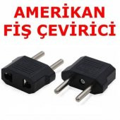 Amerikan Tipi Priz Dönüştürücü Fiş Çevirici Adaptörü Aparatı - 1