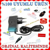 12 Volt 1 Amper Adaptör 12v 1amper 12 Volt 1 A Led -Modem-Mini Uydu Adaptörü Slim Adaptör Şarj İçin - 1