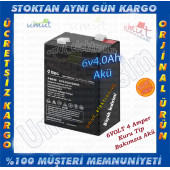 AUEH_Ttec 6v 4ah Bakımsız Kuru Akü 6 volt akü 4 amper akü 6 volt 4 amper akü AYNI GÜNE YADA ERTESİ GÜNE KARGO - 1