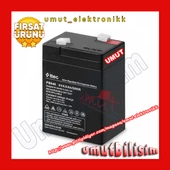 UMUT BİLİŞİM TEKNOLOJİLERİ _ TTEC 6 VOLT 4 AMPER BAKIMSIZ KURU AKÜ- 6V 4 AH 2024 ÜRETİMİ AKÜ - HHM - 1