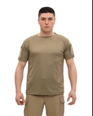 Single Sword Bisiklet Yaka Kısa Kol Taktik T-shirt - 9