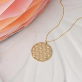 Yaşam Çiçeği Altın Kolye thumbnail 3