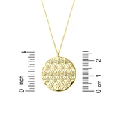 Yaşam Çiçeği Altın Kolye thumbnail 5