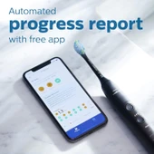 Philips Sonicare ExpertClean 7500, Şarjlı Elektrikli Diş Fırçası - Siyah - 4