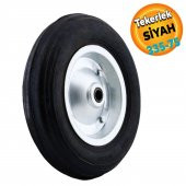 El Arabası Tekeri Dubleks Burçlu Bilyasız Metal Jant 350x70 mm - 1