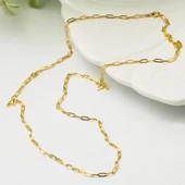 Altın Spor Zincir Kolye 14 Ayar 50cm. thumbnail 3