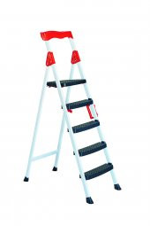 ZE Zigana Ev Gereçleri Elegance 4 1 Geniş Basamaklı Kolay Taşıma Aparatlı Merdiven - 2
