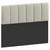 Mobpazar Kamelya Krem Kumaş Baza Başlığı 150x100 cm - 1
