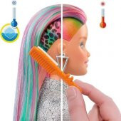Barbie Leopar Desenli Saçlar Bebeği GRN81 - 5